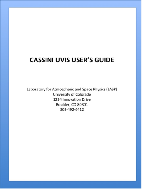 UVIS User Guide